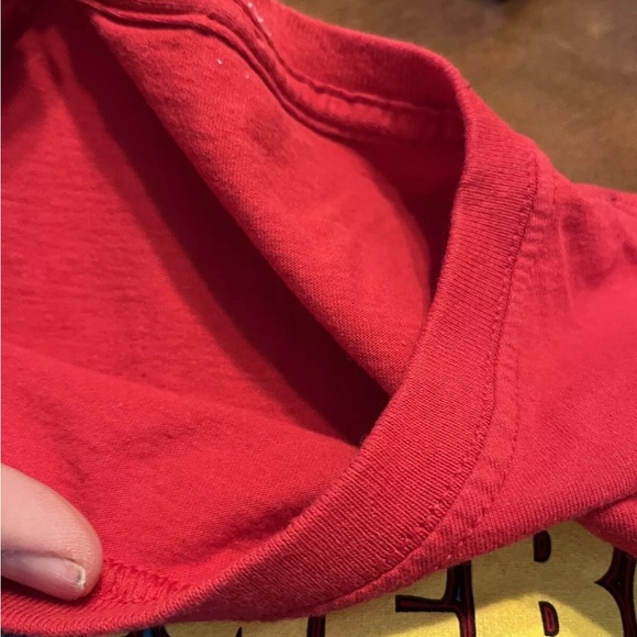 SpongeBob SquarePants T-Shirt Red XL Patrick Sandy Squidward Mr. Krabs Plankton - Picture 3 of 3